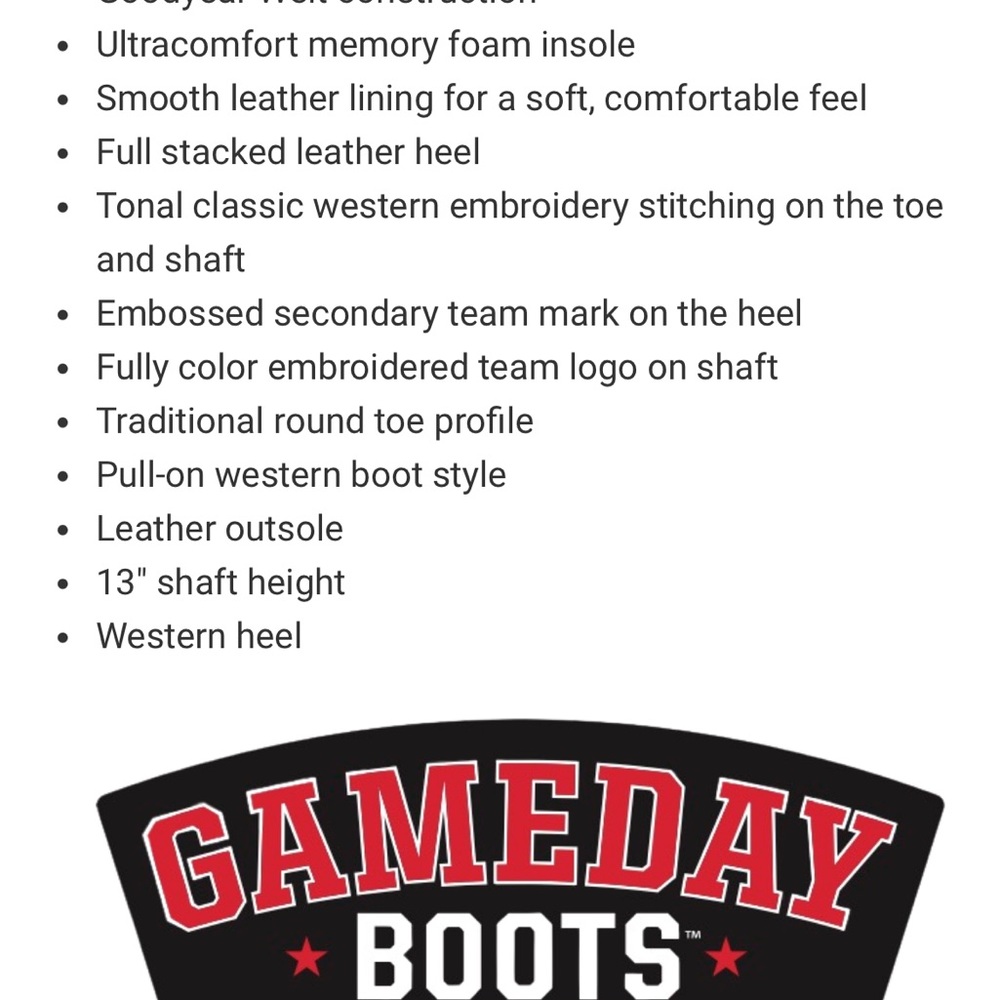 ⭐️NWT Kentucky Wildcats embroidered gameday woman’s distressed cowboy boots 11 - Picture 12 of 12